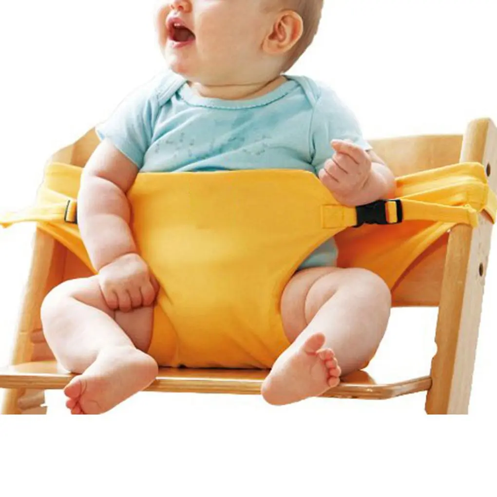 Детская сумка стул портативный младенческой кормления ремень безопасности автокресла складной моющийся обеденный Ланч Кормления Жгут высокий стул - Цвет: 2