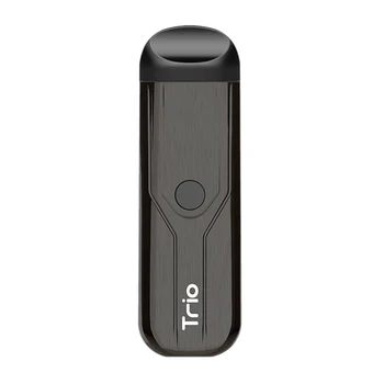 

3 In1 Electronic Cigarette Trio Kit 500Mah Built-In Battery Pod Vape Kit With 2Pcs 1Ml Pods For Oil Cbd Wax