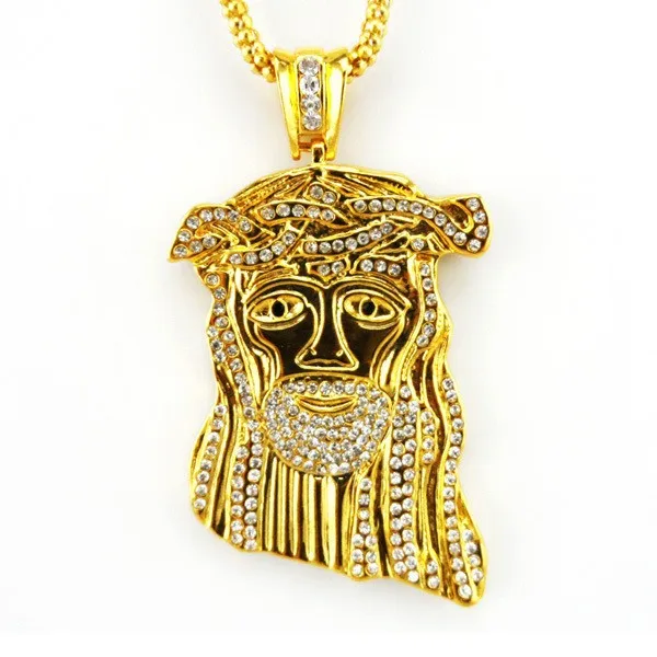 Gold chain men hip hop trendy long 