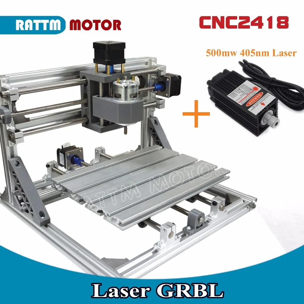 

CNC 2418 GRBL control Diy CNC machine working area 24x18x4.0cm,3 Axis Pcb Pvc Milling machine Carving Engraver,v2.5