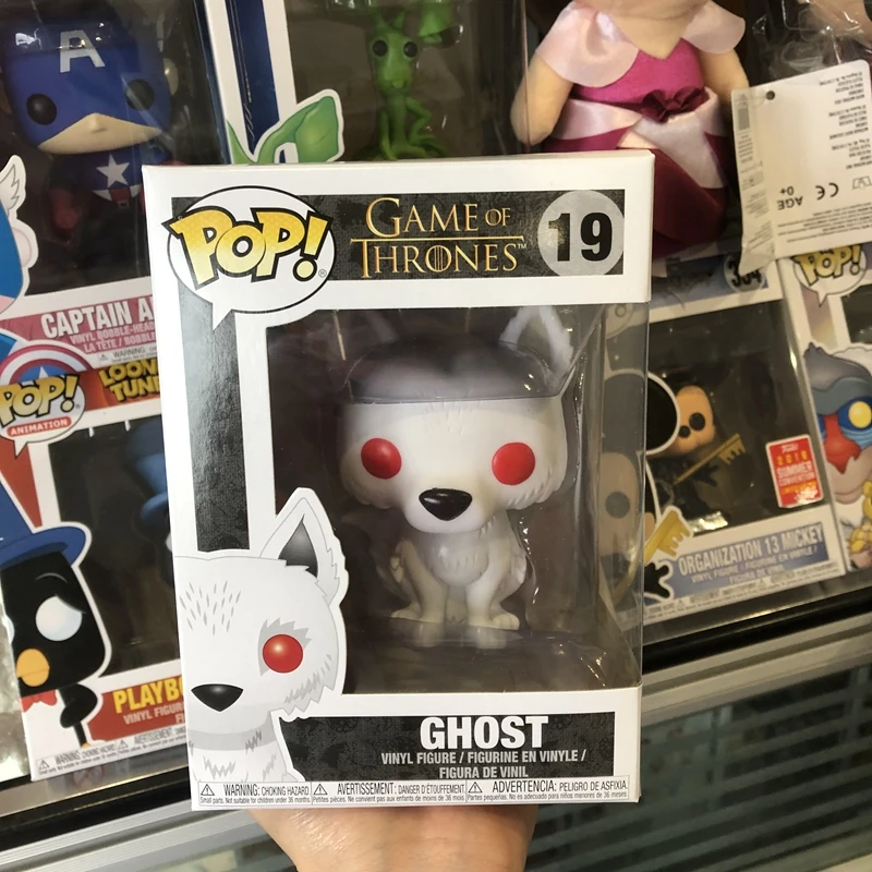 

Official Funko pop Game of Thrones - Ghost Vinyl Action Figure Collectible Model Toy with Original Box