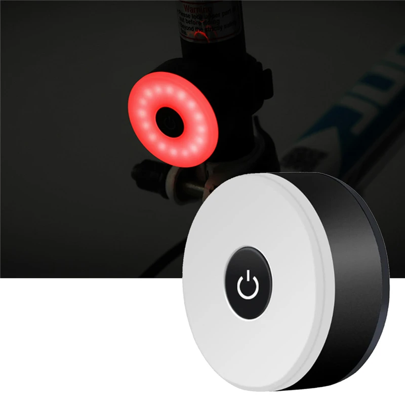 

USB Charging Bicycle Tail Light Waterproof Safety Warning Light Mountain Bike COB LED Tailight 5 Modes Bicycle Rear Lights