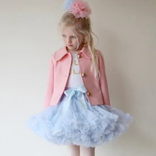 IYEAL/новая детская юбка-американка для маленьких девочек плиссированная фатиновая юбка для маленьких девочек экстра-Пушистый юбка-пачка принцессы вечерние юбки для танцев