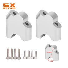 Мотоцикл Серебряный Руль стояк вверх спины двигается кронштейн комплект зажим для HONDA CRF1000L Африка Твин ABS DCT