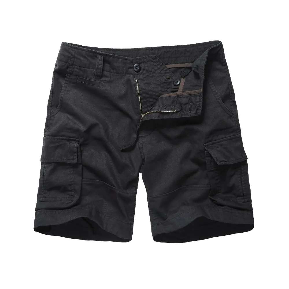 Billige Mens Armee Stil Arbeit Handel Langlebige Cargo Shorts Casual Multi taschen Shorts Schwarz, Navy, armee Grün und Khaki