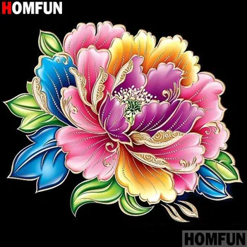 

Homfun Full Square/Round Drill 5D DIY Diamond Painting "Flower landscape" 3D Embroidery Cross Stitch Home Decor Gift A12962