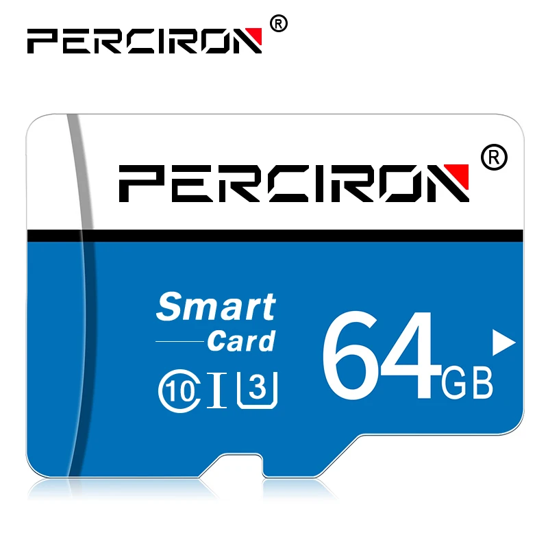 Perciron Micro SD 128 ГБ 32 ГБ 64 ГБ 8 ГБ 16 ГБ Micro SD карта SD/TF флэш-карты памяти карта 128 Гб microSD для телефона Спортивная камера подарок - Емкость: 64GB Class10