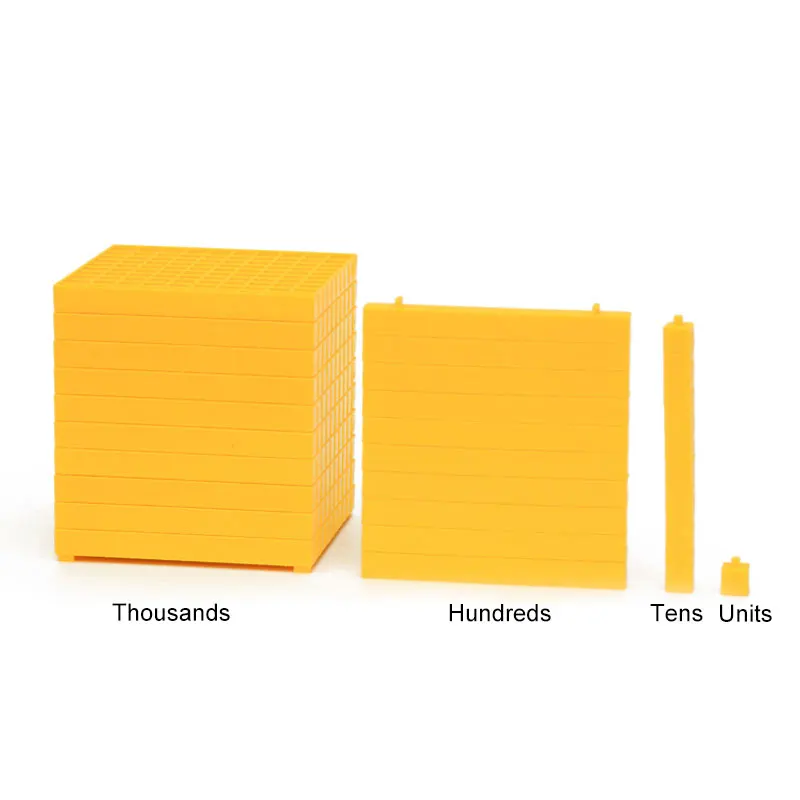 Montessori Math Toys Montessori Decimal Cube Preschool Educational Early Learning Toys For Children Juguetes Brinquedos MI2844H