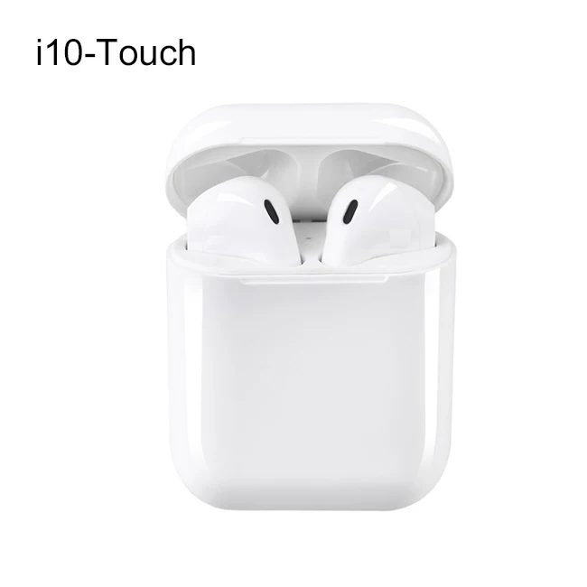 Blutooth наушники Handfree Auriculares inalambrico Bluetooth i10 TWS настоящая беспроводная гарнитура с микрофоном для всех смартфонов - Цвет: white