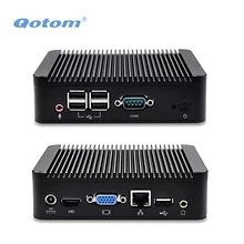 Qotom Mini PC Q220N with Core i5-3317U Processor, up to 2.6 GHz, HD Video port, VGA, LAN, COM, 5 USB, X86 Mini PC I5