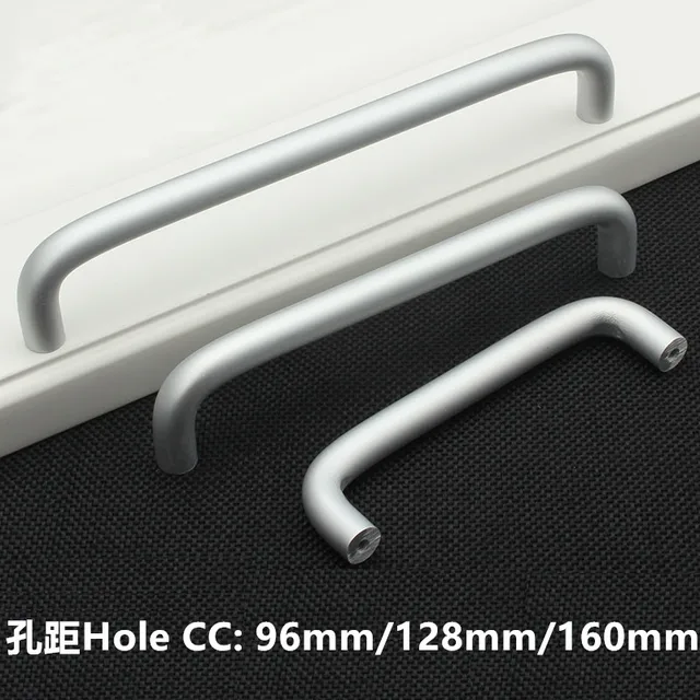 Cheap Hole Pitch 96mm/128mm/160mm/192mm/Single Knob Kitchen Furniture pulls Solid wardrobe handle drawer handle Cheap Hole Pitch 96mm/128mm/160mm/192mm/Single Knob Kitchen Furniture pulls Solid wardrobe handle drawer handle