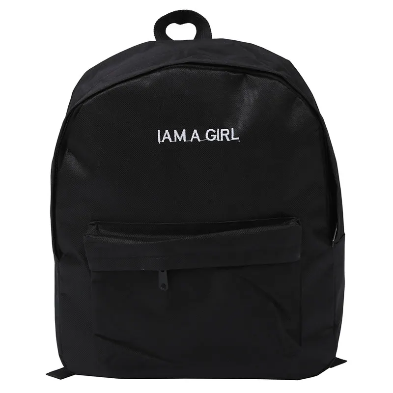 

Girls Women Canvas School Bag Travel Backpack Satchel Shoulder Bag Rucksack
