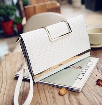 white handbags Женский модный клатч сумка дизайнер сумки для женщин маленький день клатч Прямоугольная Сумка-клатч цепи обувь для девочек Сумка через плечо - Цвет: white handbags
