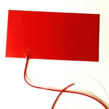

260*500*1.5mm Heat Pad for 3d Printer silicone rubber heater 230v 800w 100k thermistor adhesive 1 side 1500mm lead from longside