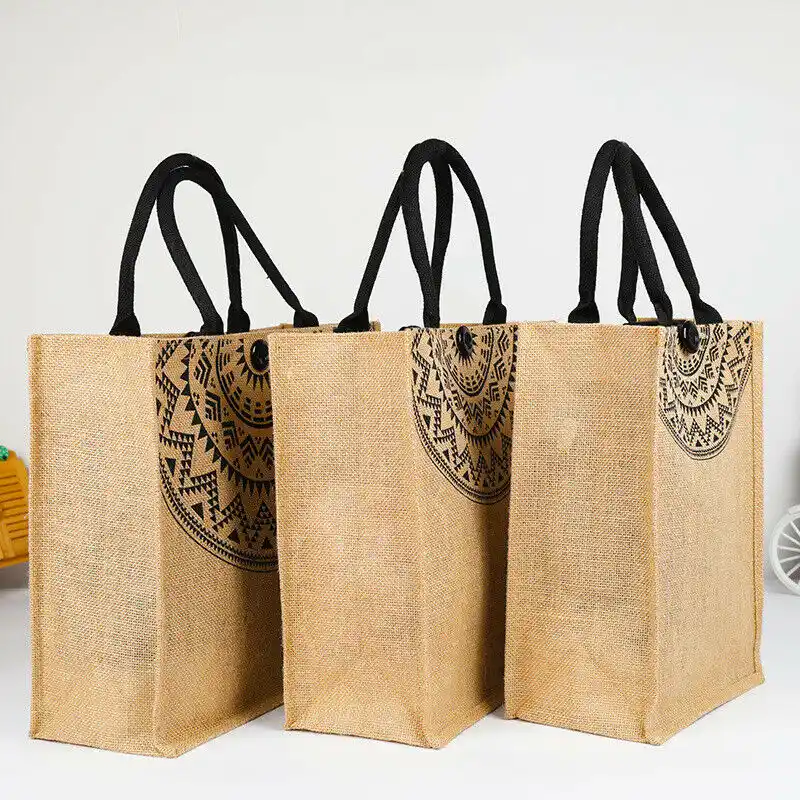 hessian handbags