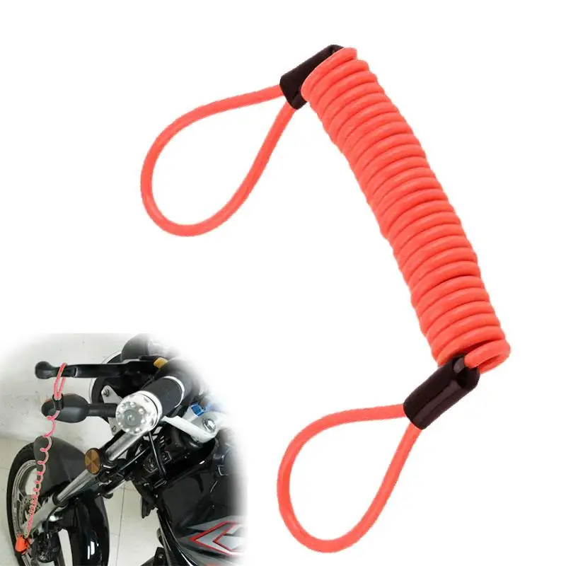 Alarm Disc Lock Reminder Cable Anti Thief Disc Lock Security Motorbike