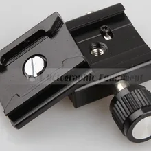 Металлическая черная головка штатива для камеры 50x50 мм быстросъемная пластина для 60D 70D 700D 760D D7000 D7100 D5500 DSLR