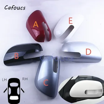 

Cafoucs For Toyota corolla 2009-2013 Car Door Side Rear View Mirror Cover wing Mirror housing Cap