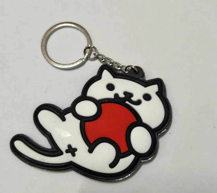 1 шт. Милая онлайн японская игра Neko Atsume ПВХ подвеска брелок милый кот Классическая