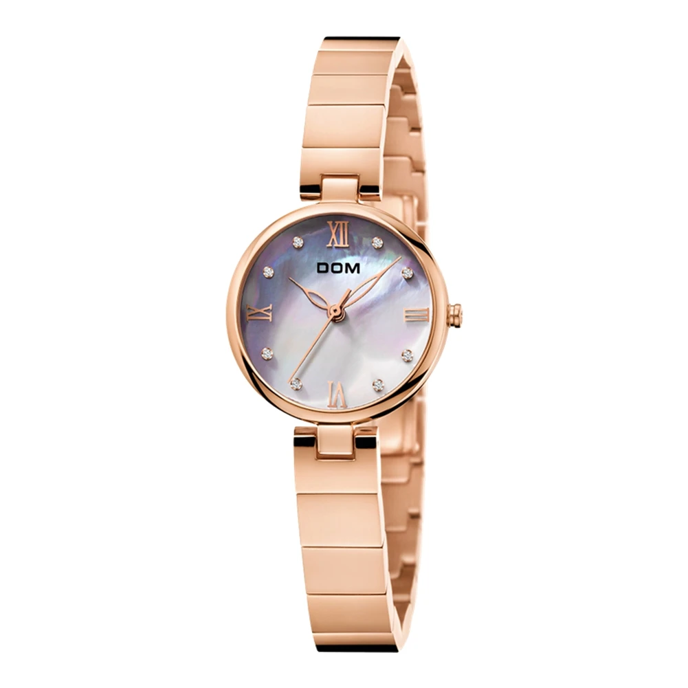 

DOM Watch Women Watches luxury famous brand Fashion Lady Bracelet Wristwatch rose gold female clock reloj mujer relogio feminino