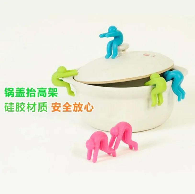 

1Pair Kitchen Gadgets Raise The Lid Overflow Device Stent for Kitchen Tools Home Kitchen Accessories