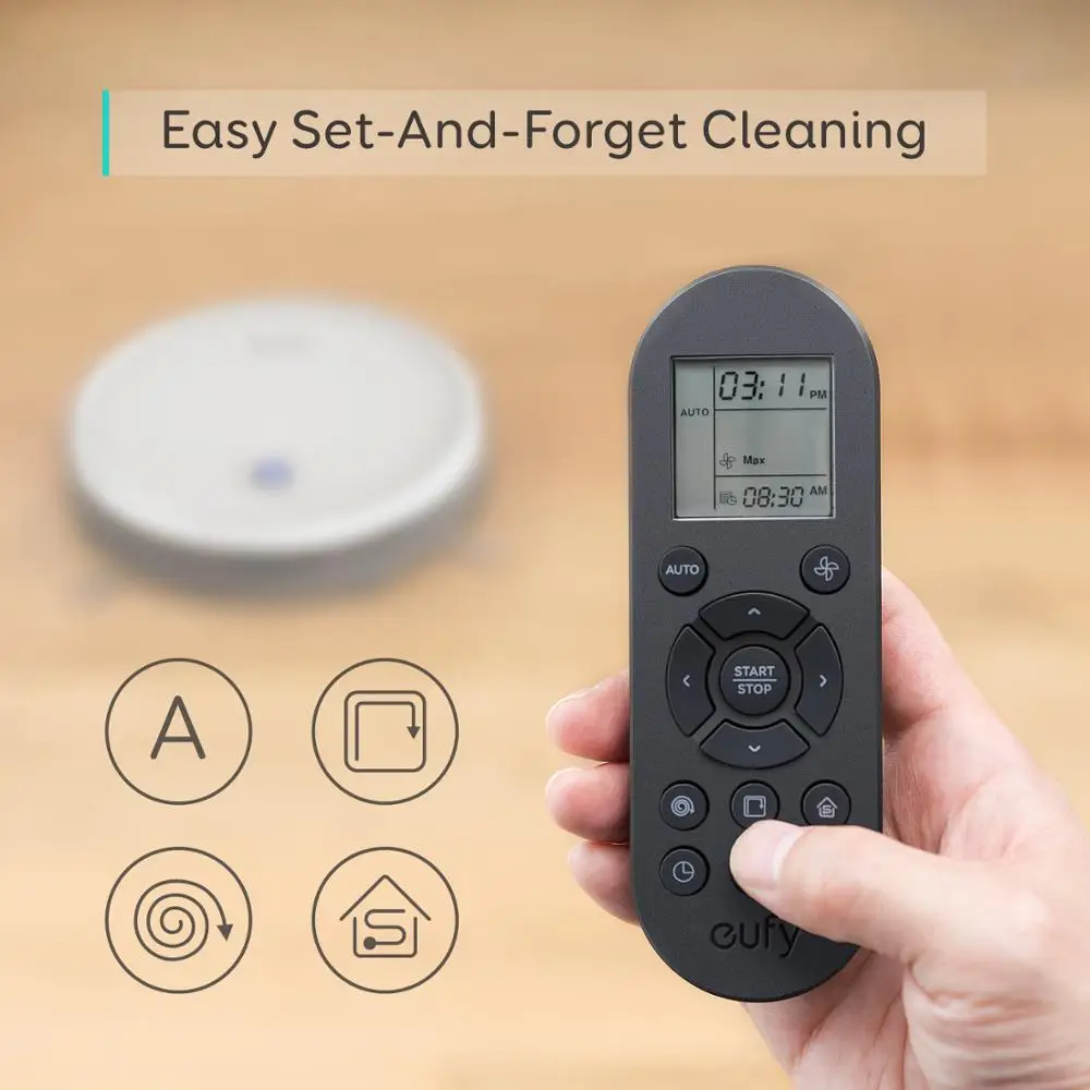 Eufy BoostIQ RoboVac 11S тонкий, 1300Pa сильный всасывающий, супер тихий, самозаряжающийся робот-пылесос, твердый пол и ковер среднего ворса