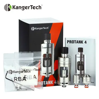 

100% Original Kangertech Protank 4 Evolved Clearomizer 5ml Capacity Top Side Filling Mouth Lung vaping Airflow Adjustable