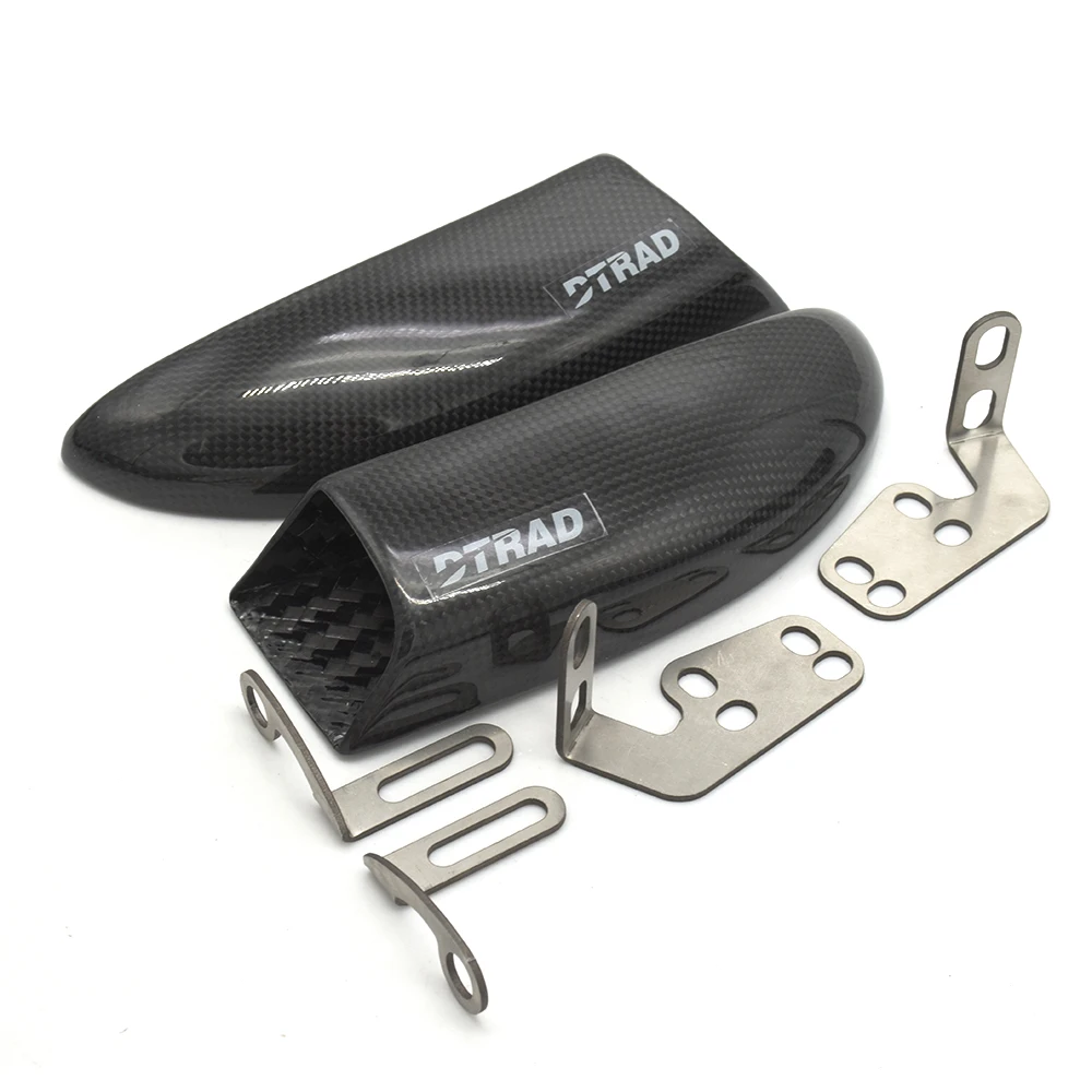 DTRAD углеродное волокно для DUCATI 1098 07-08 1198 09-10 848 08-10 848EVO 11-13 тормозных труб мотоцикла охлаждения+ крепежный комплект