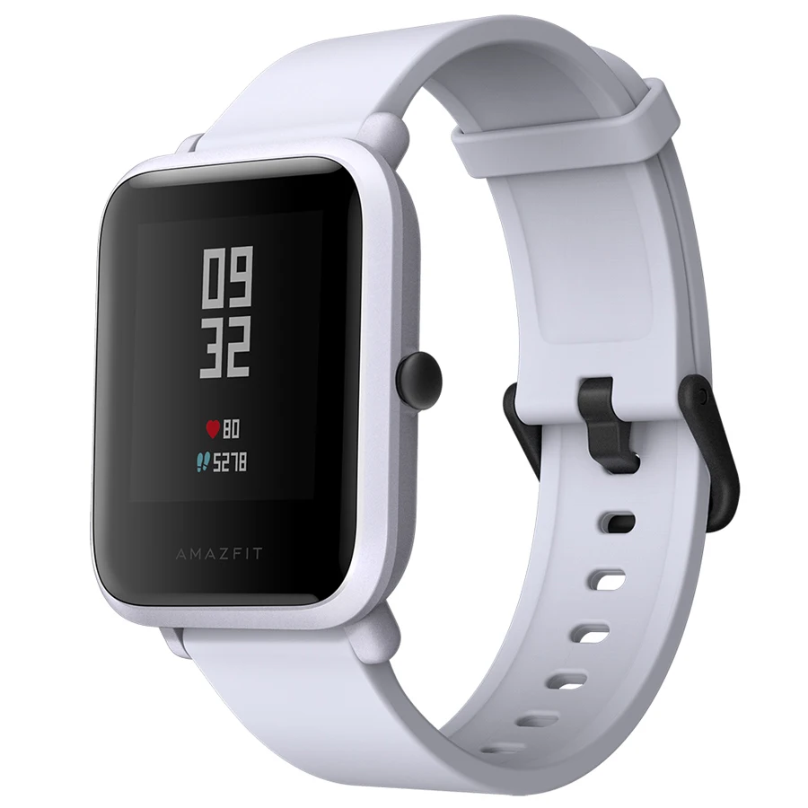 [Английская версия] Xiao mi Hua mi Amazfit Bip BIT PACE Lite Youth mi Fit IP68 Водонепроницаемые Смарт-часы с ГЛОНАСС+ gps на английском языке - Цвет: Grey