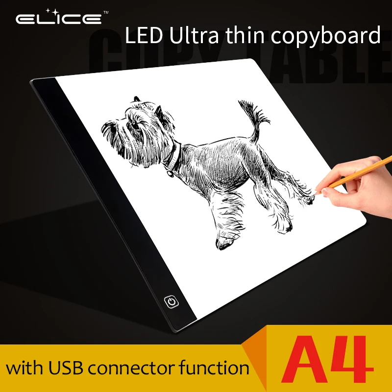 A4 13/"LED Graphic Tablet for Drawing Panel Art Stencil Drawing Board Tracing Pad