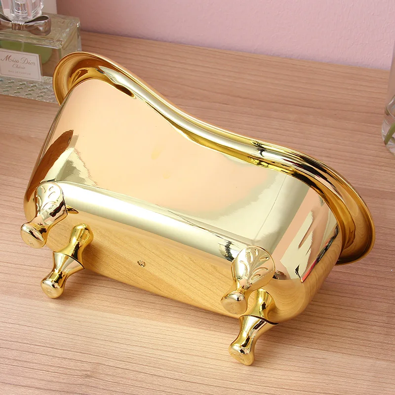 Soap Storage box Bathroom Accessories Mini Bathtub Storage Box Toothpaste Toothbrush Cosmetic Makeup Tool Storage box