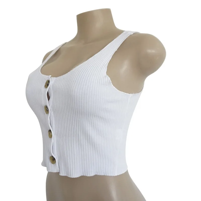 Women-Fashion-Sexy-Short-Sleeve-Crop-Top-Button-Solid-Color-Short-Section-Camisole-Casual-Wild-Jacket-Slim-Short-Shirt-TP0032 (5)