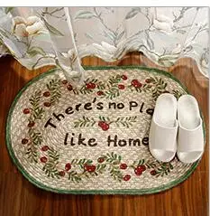 Американский льняной Коврик Противоскользящий коврик Домашний кухонный коврик для туалета балкон и кухонный коврик ковер для спальни