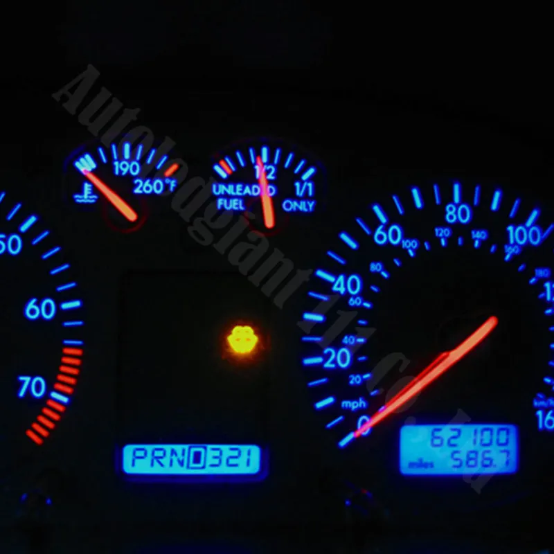 10pcs White Red Green Blue Dash T5 Led Socket Instrument Panel Light 10pcs White Red Green Blue Dash T5 Led Socket Instrument Panel Light Bulb For Honda Accord Civic Cr V Fit Element Pilot In Car Headlight Bulbs From