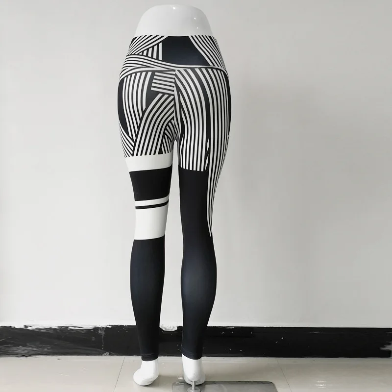 seasum leggings 2019 New Spring Women Leggings Striped digital printing Legging Sporting Fitness leggins Workout High Waist Leggin Pants zyia leggings