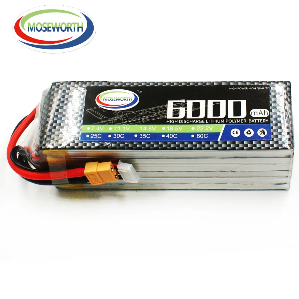 Новая батарея 6s 22,2 V 6000 30C-60C RC самолет lipo батарея для радиоуправляемого дрона вертолета автомобиля лодки квадрокоптера 6s RC батарея 22,2 V AKKU