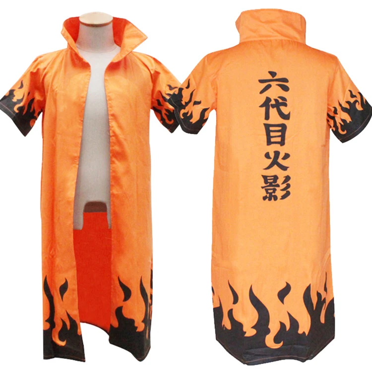 Naruto Anime Cosplay Naruto Uzumaki Costume robes Ninja Suit for men on