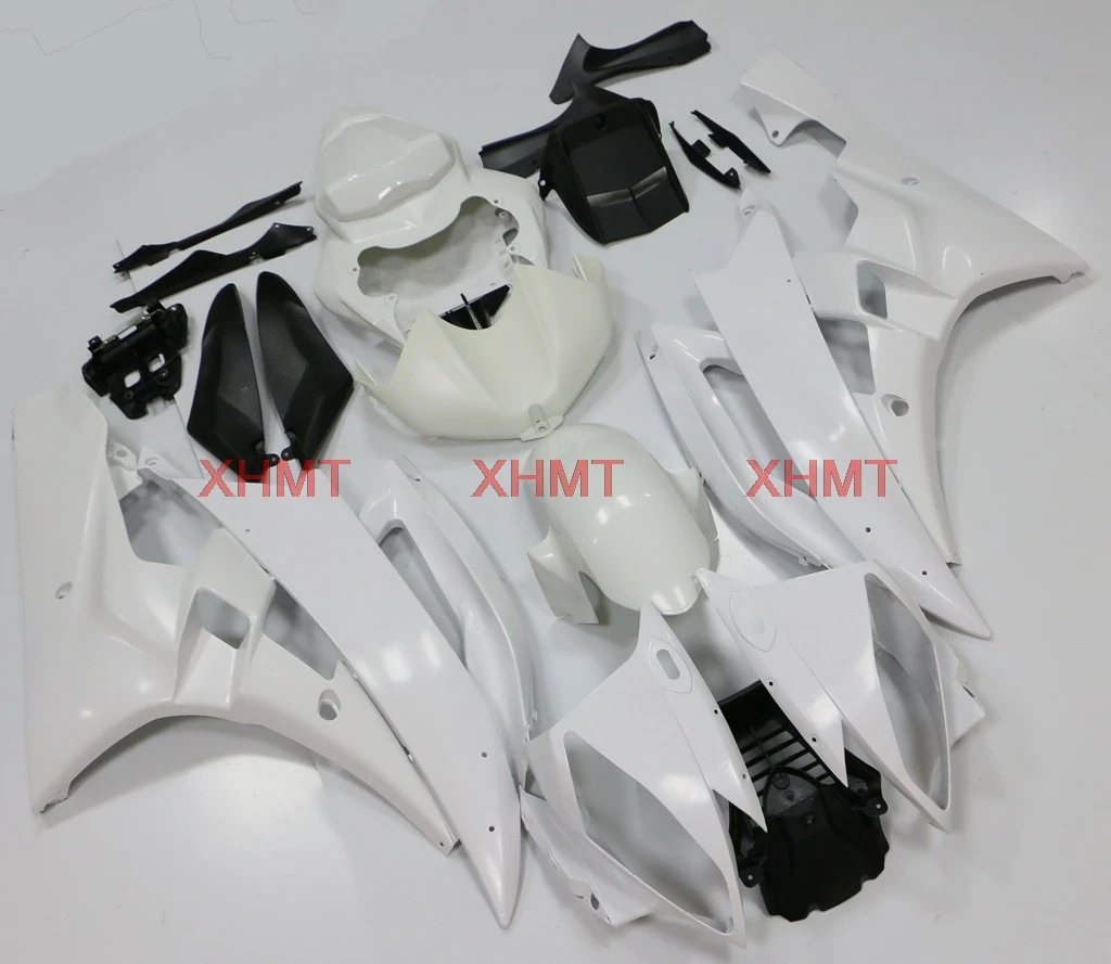 Для YAMAHA YZFR6 2006-2007 наборы кузова YZFR6 06 Пластиковые обтекатели YZFR6 2007 Черный Серебряный обтекатель комплекты - Цвет: no painted