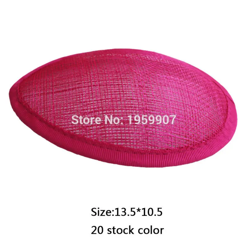 

20pcs/lot Fuschia Millinery Hat Form Fascinator Base Wholesale And Retail #20Color