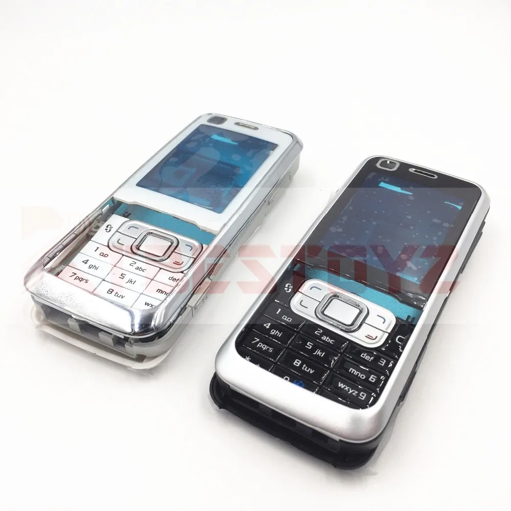 

For Nokia Asha 6120 6120C Phone Housing Cover Case+Keypad+battery Back cover With Logo