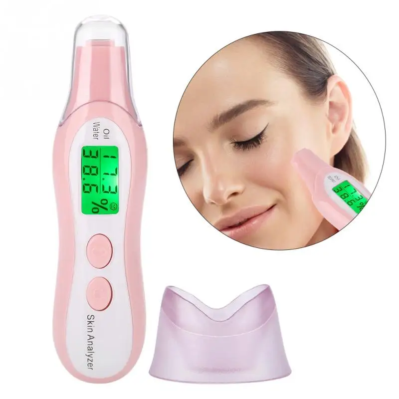 

Facial Moisture Tester Detector Analyzer Monitor Digital LCD Display Personal Facial Skin Moisture Analyzer Skin Care Tool