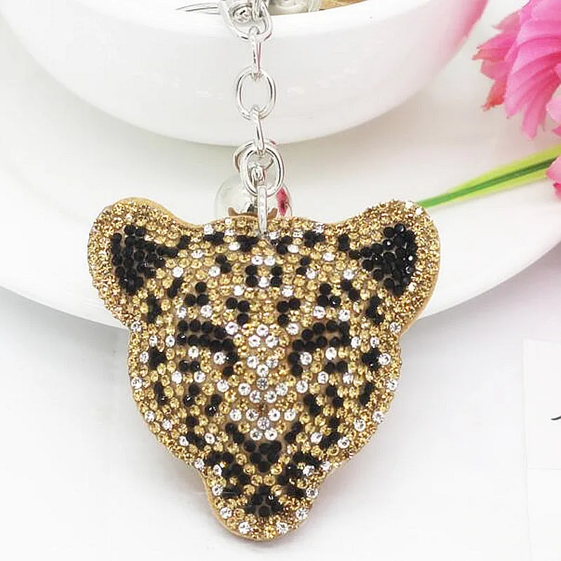 Кожаный брелок в виде головы для мужчин и женщин|key chain ring holder|key ringleather key |