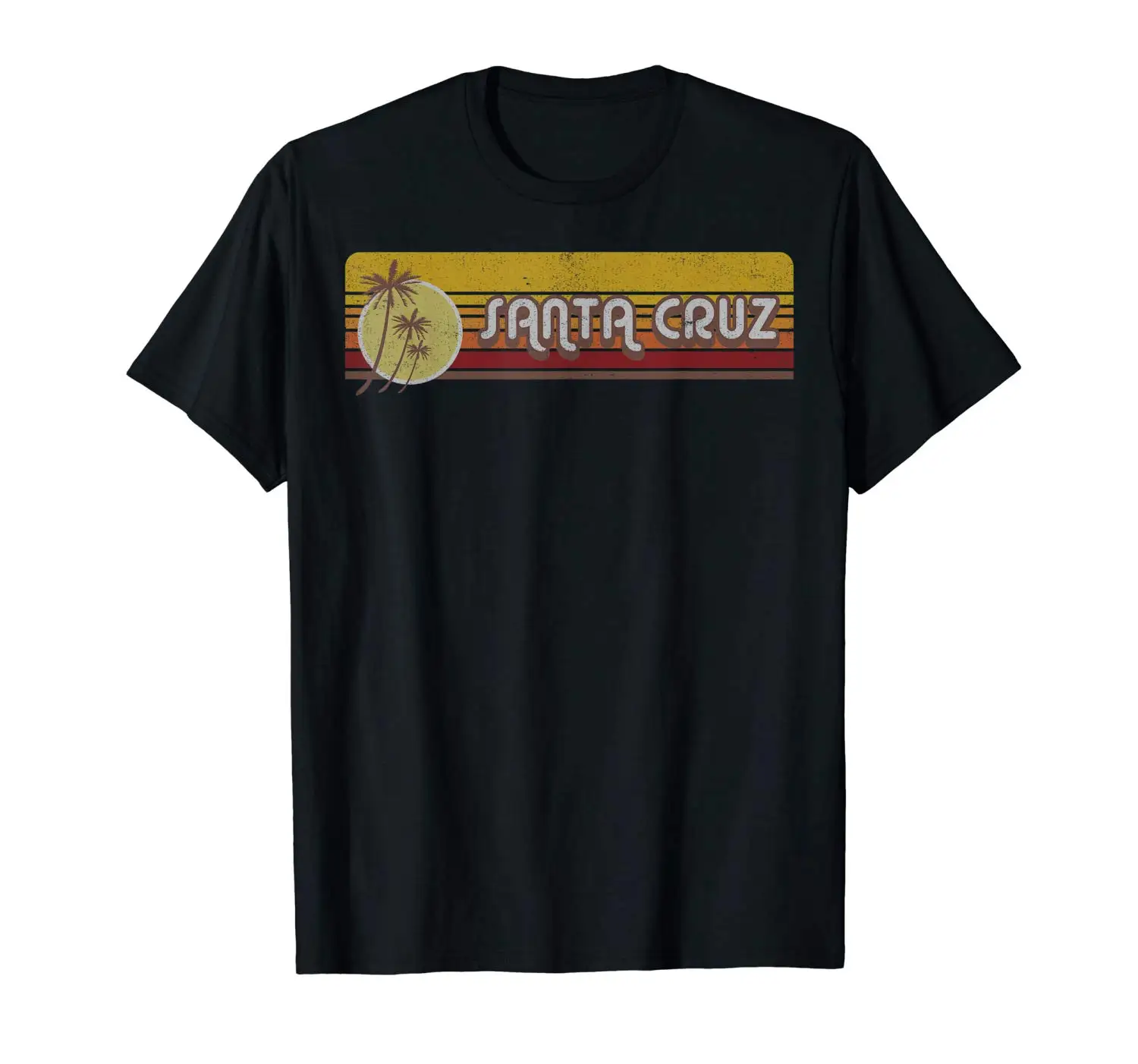 

2019 Fashion Santa Cruz California Retro Sunset Shirt Tees