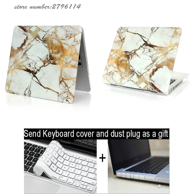 

Marble Hard Brain Stars Painting Case for Macbook Air Pro 11 12 13 15 Retina Colors Touch Matte Wood Laptop Cover Protect Shell