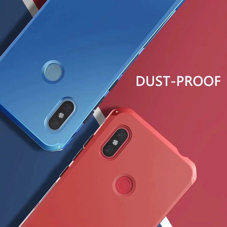 Роскошный бронированный чехол для Xiaomi Redmi Note 7 Pro Чехол Note6 Алюминиевый металлический бампер жесткий ТПУ задняя крышка для Xiaomi 8 SE чехол