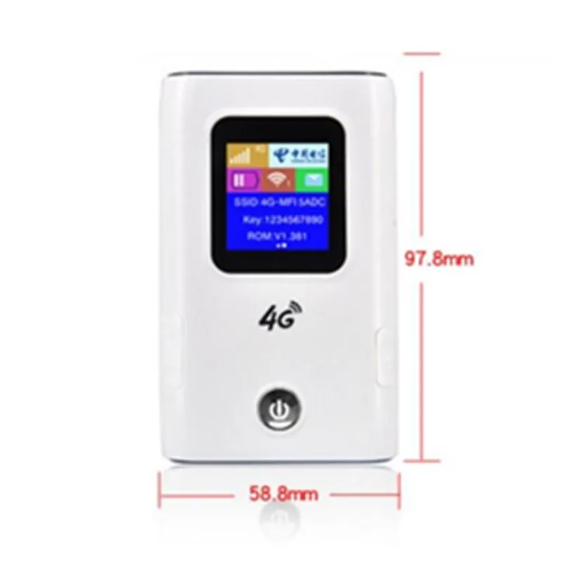 KuWFi 4G беспроводной lte-роутер 4G 5200mAH банк питания портативный Wi-Fi маршрутизатор с слотом для sim-карты поддержка 10 пользователей