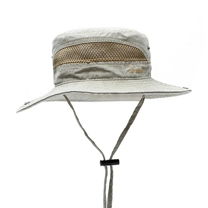XdanqinX, для взрослых, для мужчин, хлопок, Панама, новинка, лето, солнцезащитный козырек, шапки для мужчин, ветровая веревка, фиксированная сетка, дышащие, для рыбалки, плоские шапки