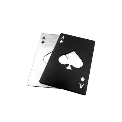 1pcs Personalized Stainless Steel Black Poker Card Wine Opener Creative Beer Bottle Opener Household Kitchen Tool Bar Tool 1pcs Personalized Stainless Steel Black Poker Card Wine Opener Creative Beer Bottle Opener Household Kitchen Tool Bar Tool