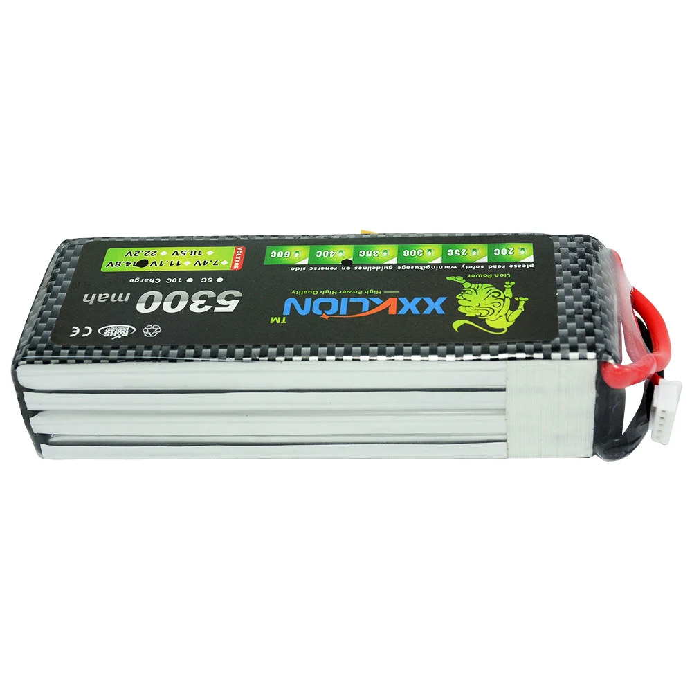 XXKLION 14,8 v 5300 mah 40c Lipo Батарея 4S T разъем/XT60 плагин вертолет автомобиля RC лодка пульт дистанционного управления квадрокоптером батарейка для