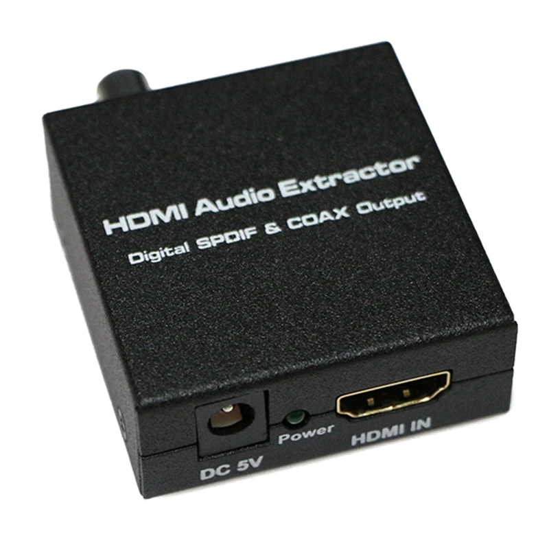 New HDMI to SPDIF and Coaxial Converter HDMI input Toslink and Coaxial Out HDMI Audio Extractor Converter